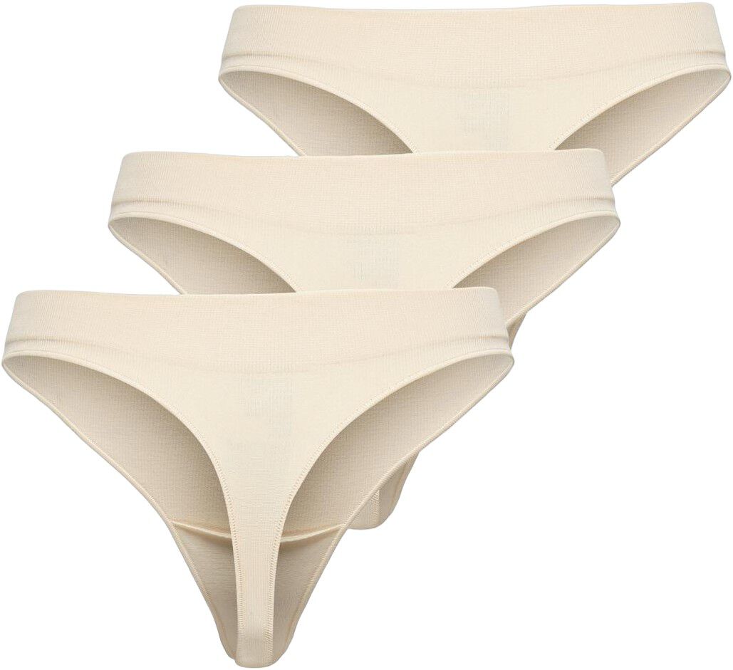 ONLVICKY RIB S-LES THONG 3-PACK NOO