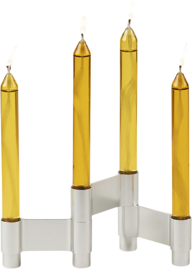 LINK, CANDLE HOLDER, POLISHED ALUMINIUM, 11060P
