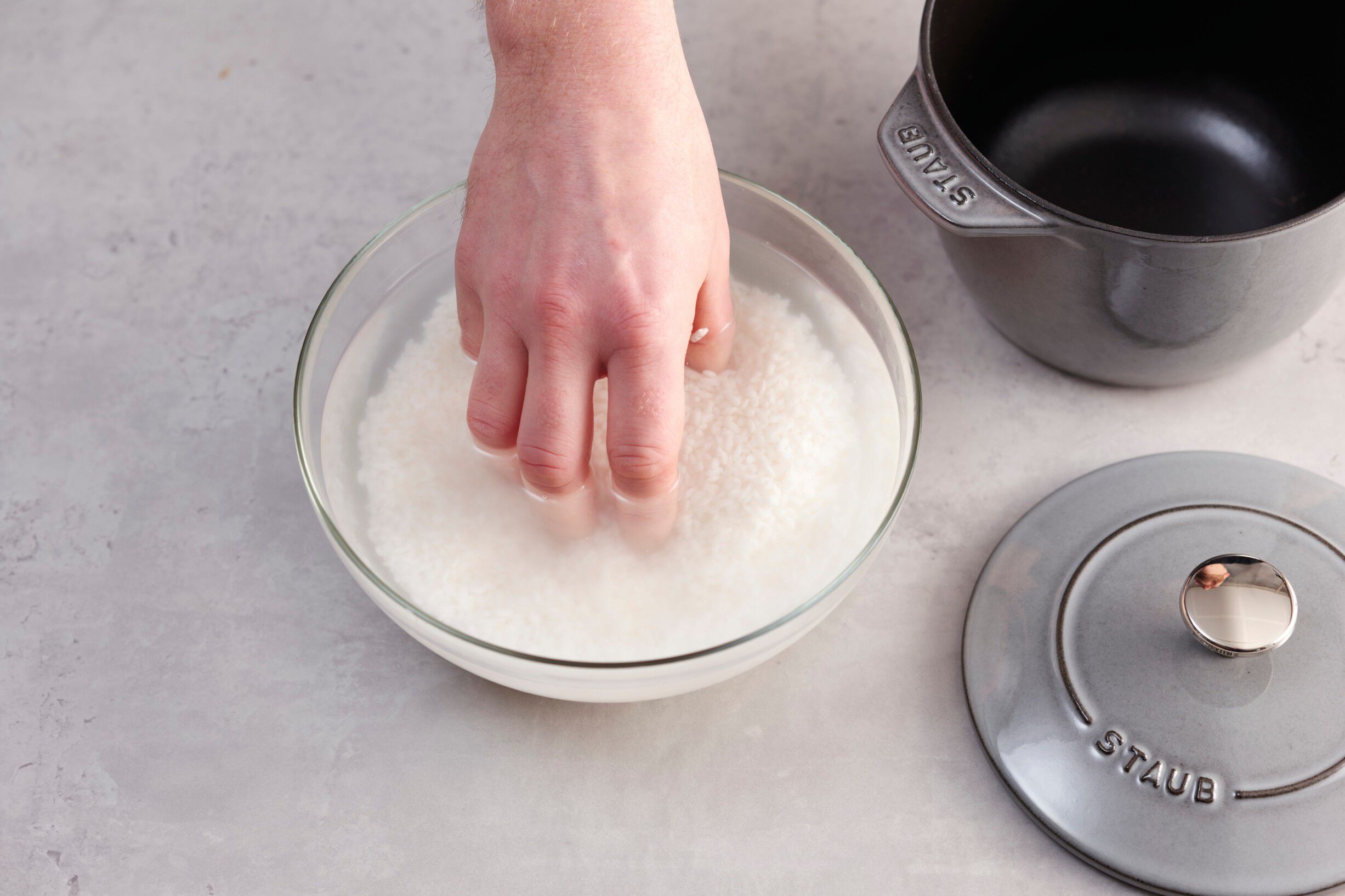 La Cocotte Ris Cocotte 16 cm / 1,75 l, Rund, Grafitgr&aring;, St&oslash;b