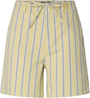 PCBILLO MW TIE DENIM SHORTS