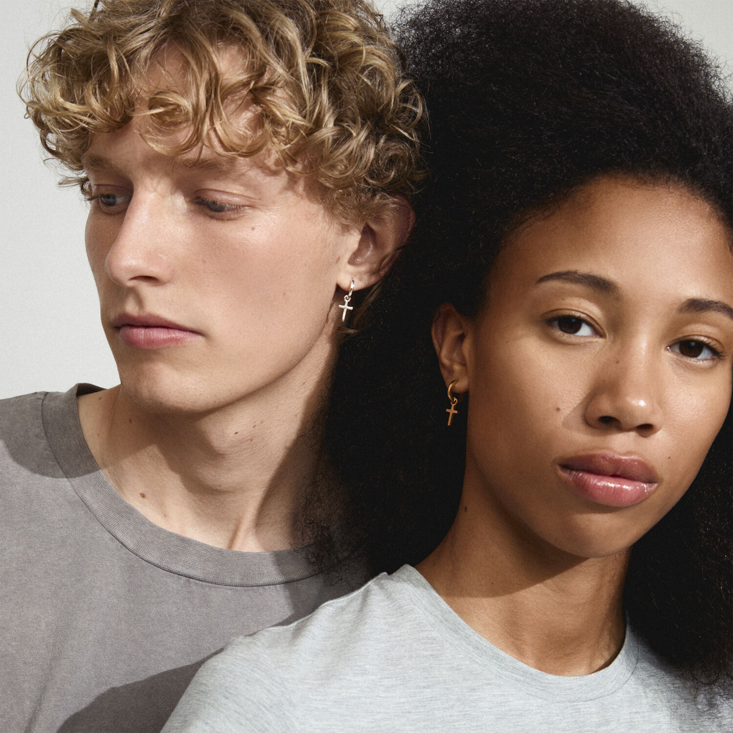 FLYNN earrings gold-plated