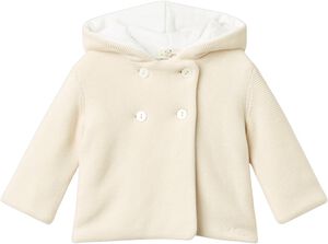 COTTON BABY JACKET W. HOOD