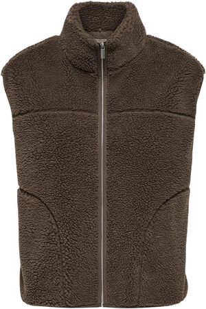 ONLBABY TEDDY HIGH ZIP VEST PNT NOO