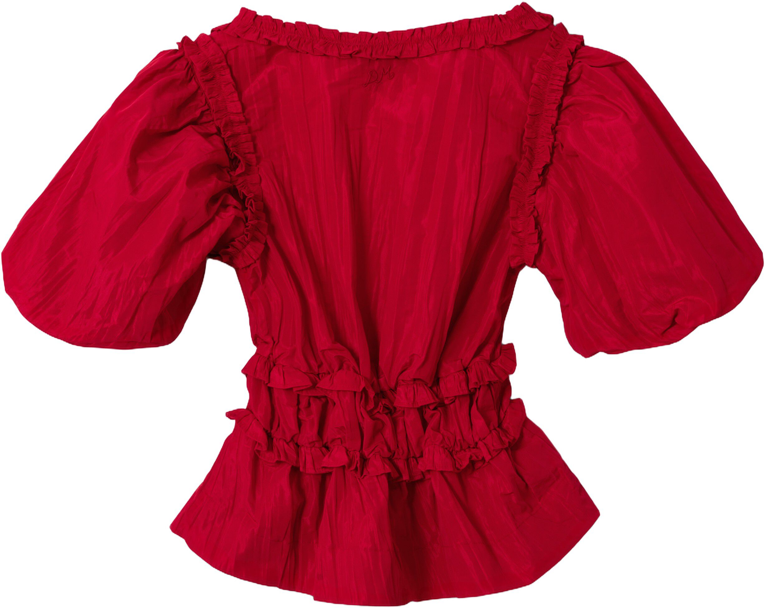EVERLY RUFFLE BLOUSE