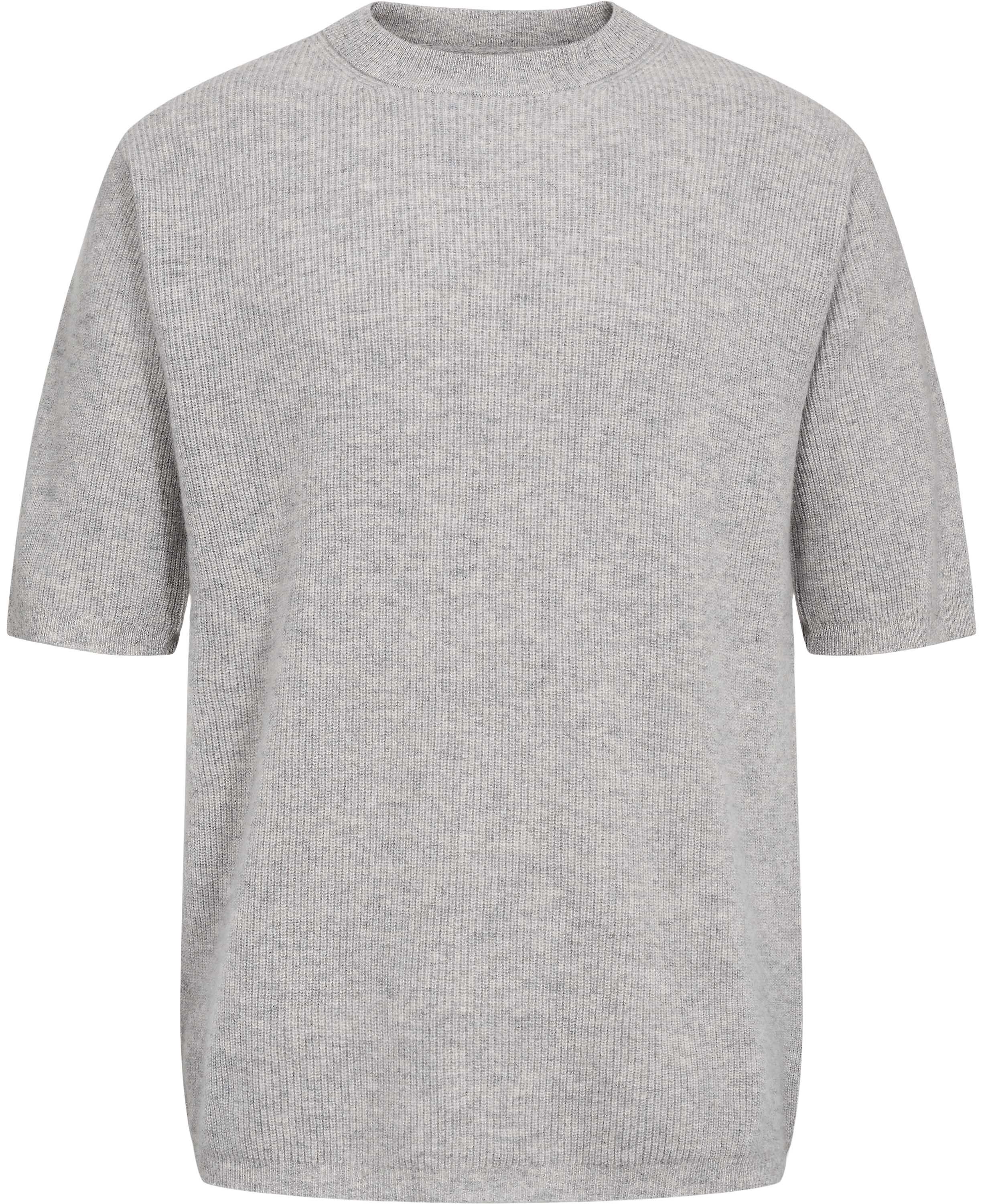 Mads 6 Rib strik t-shirt - 100% Cashmere
