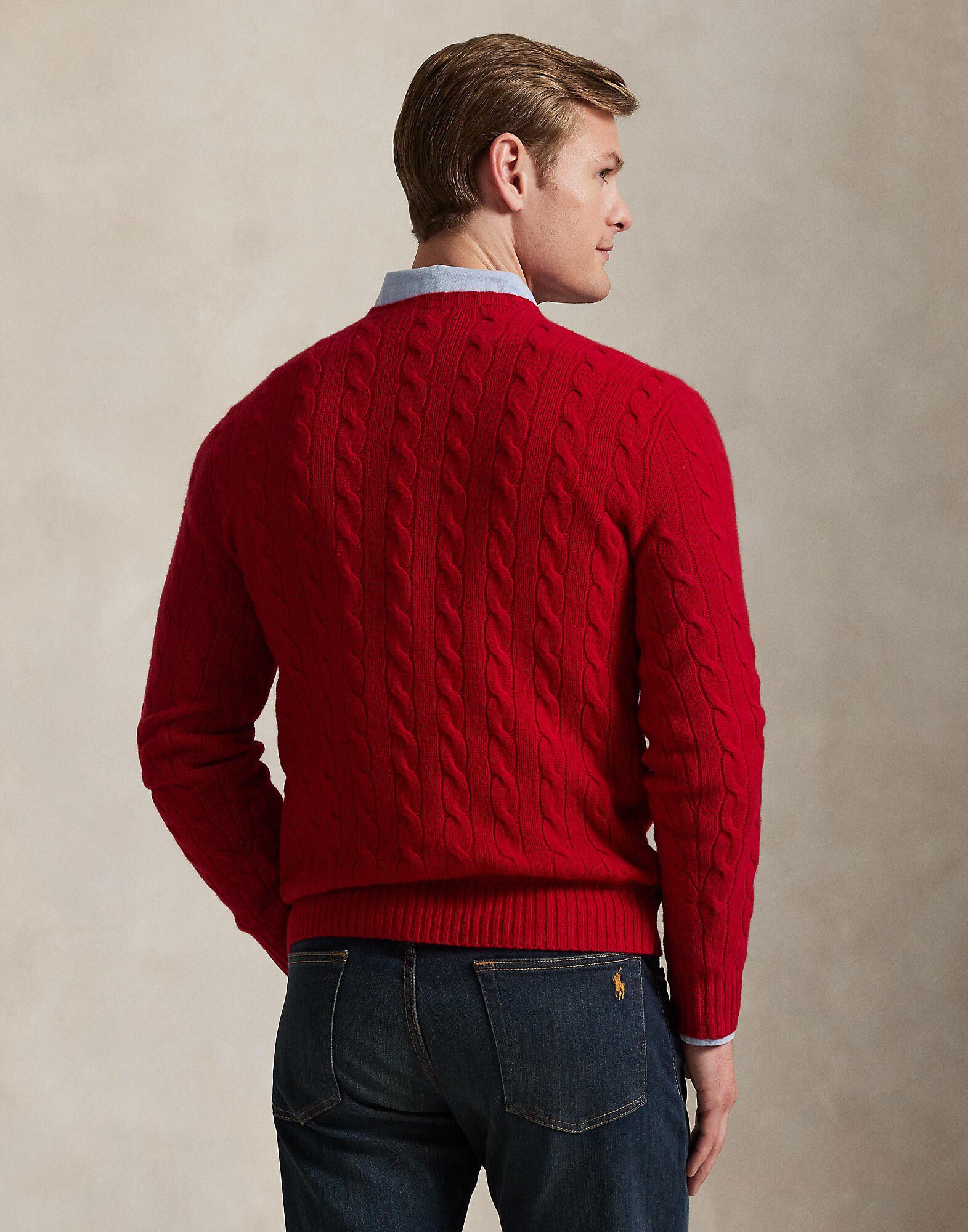 Cable-Knit Wool-Cashmere Sweater