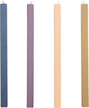 Square Candle -Set of 4