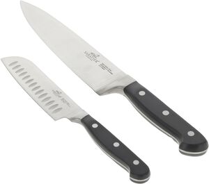 Knivsett Pluton 2 deler St&aring;l/Svart