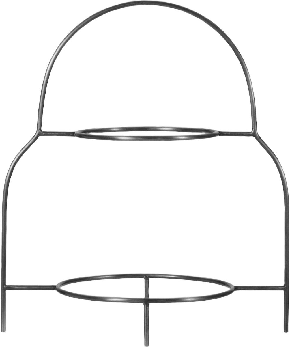 Tallerkenstativ, HDSana, S&oslash;lvfinish