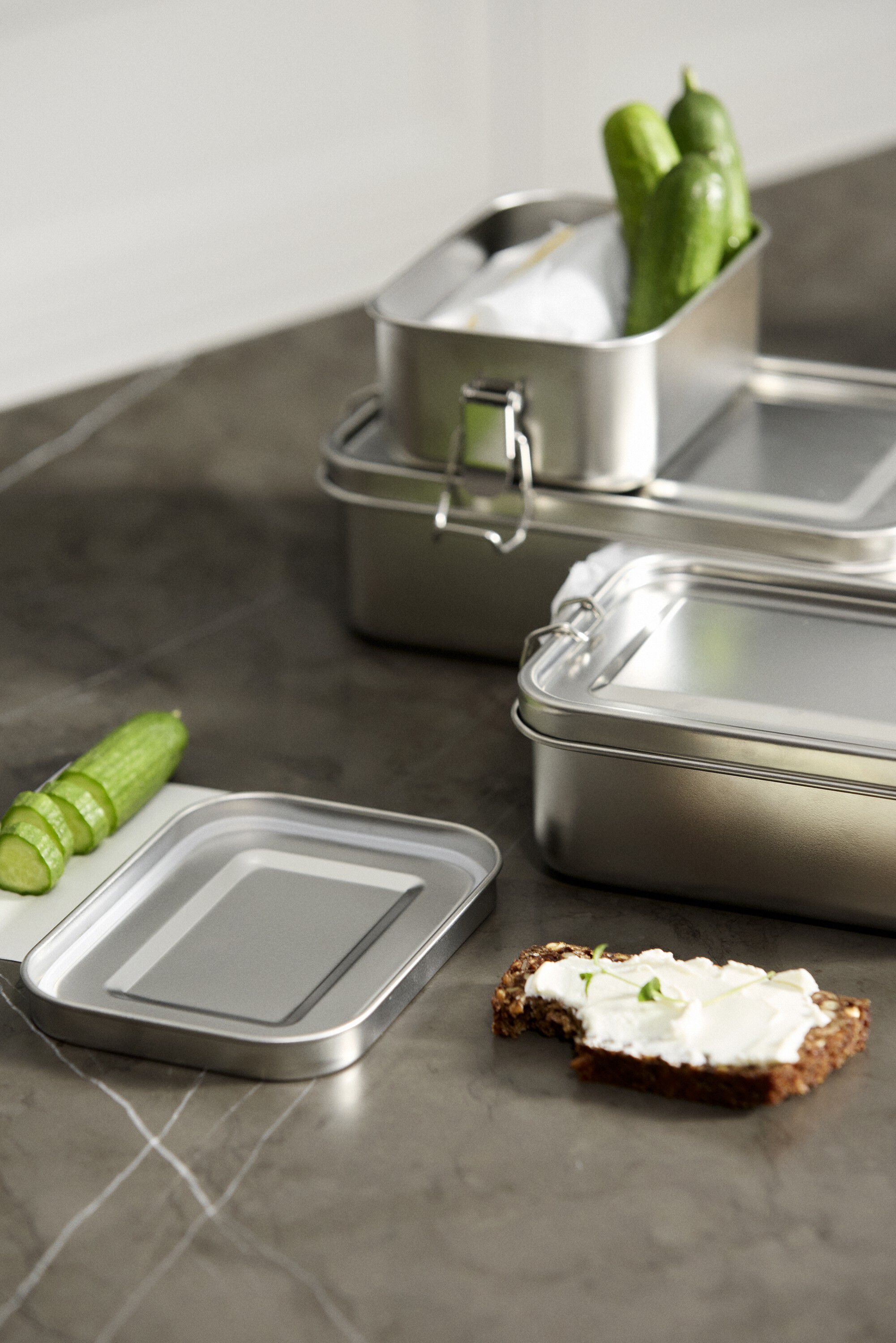 RUMEX lunch box, square, S - 550 ml