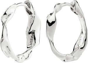 HERE hoop earrings silver-plated