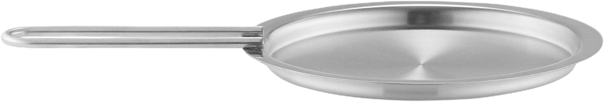Tallerkenlokk 13 cm rustfritt st&aring;l