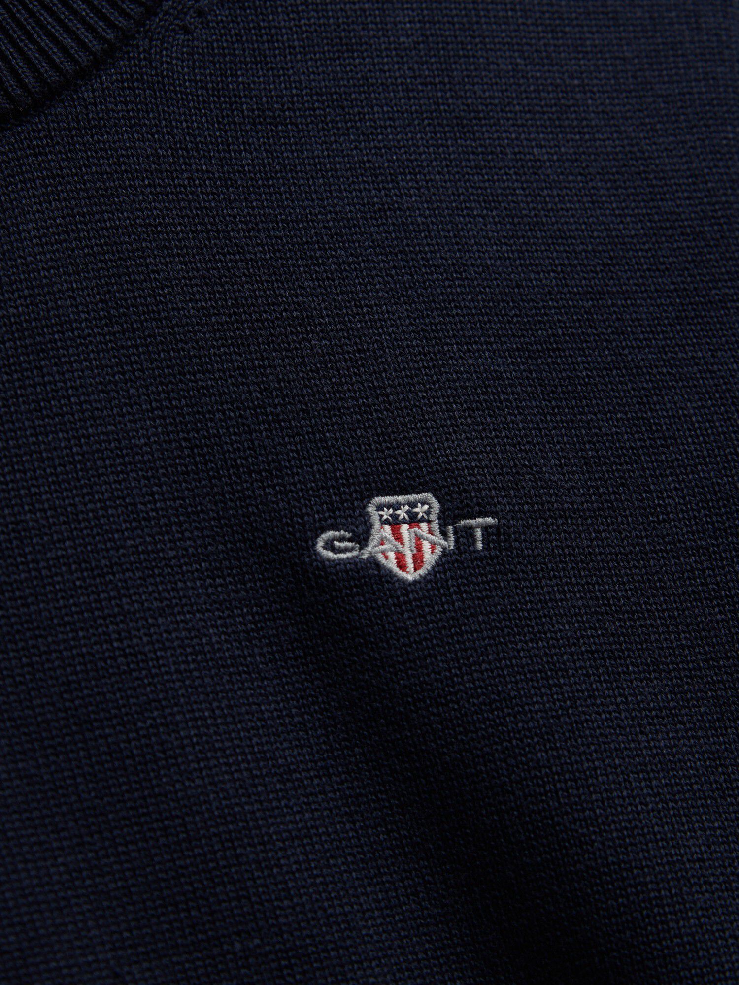 Shield Cotton Crew Neck Sweater