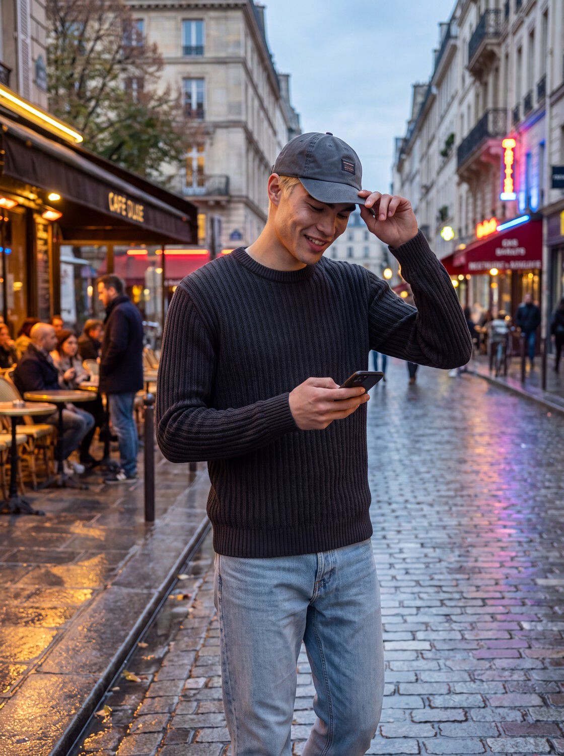 Jjjaxon Knit Crew Neck