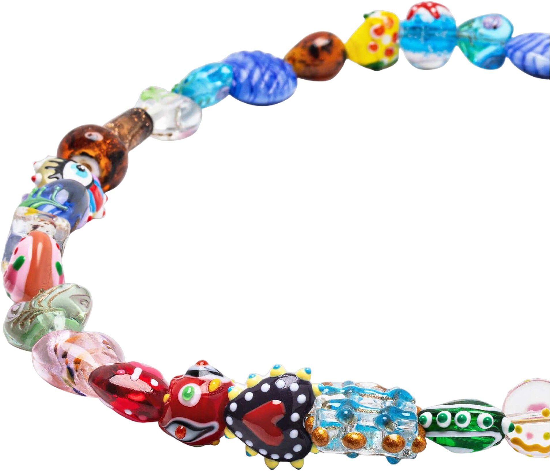 Beaded Charm Necklace