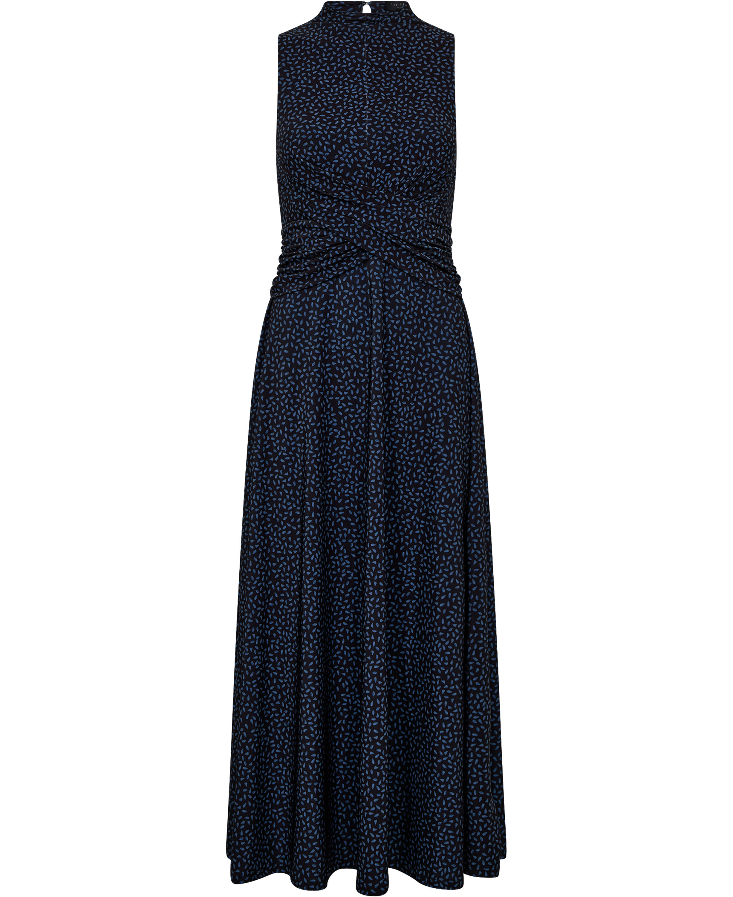 INISHA Printed Sleeveless Midi Dres