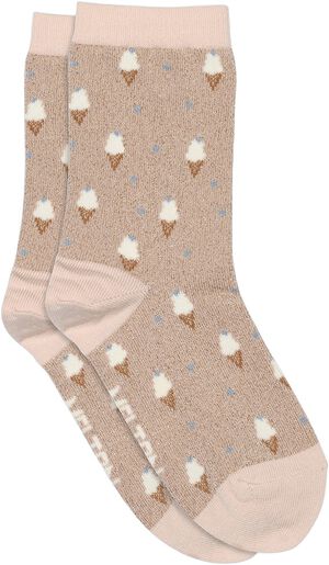 Ice cream glitter socks