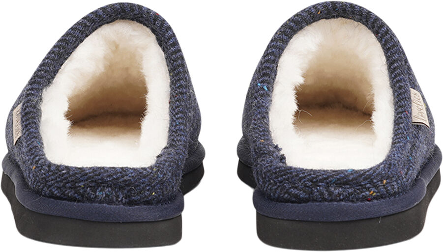 DARWIN WOOL - OPEN WOOL SLIPPERS WITH SHEARLING LINING