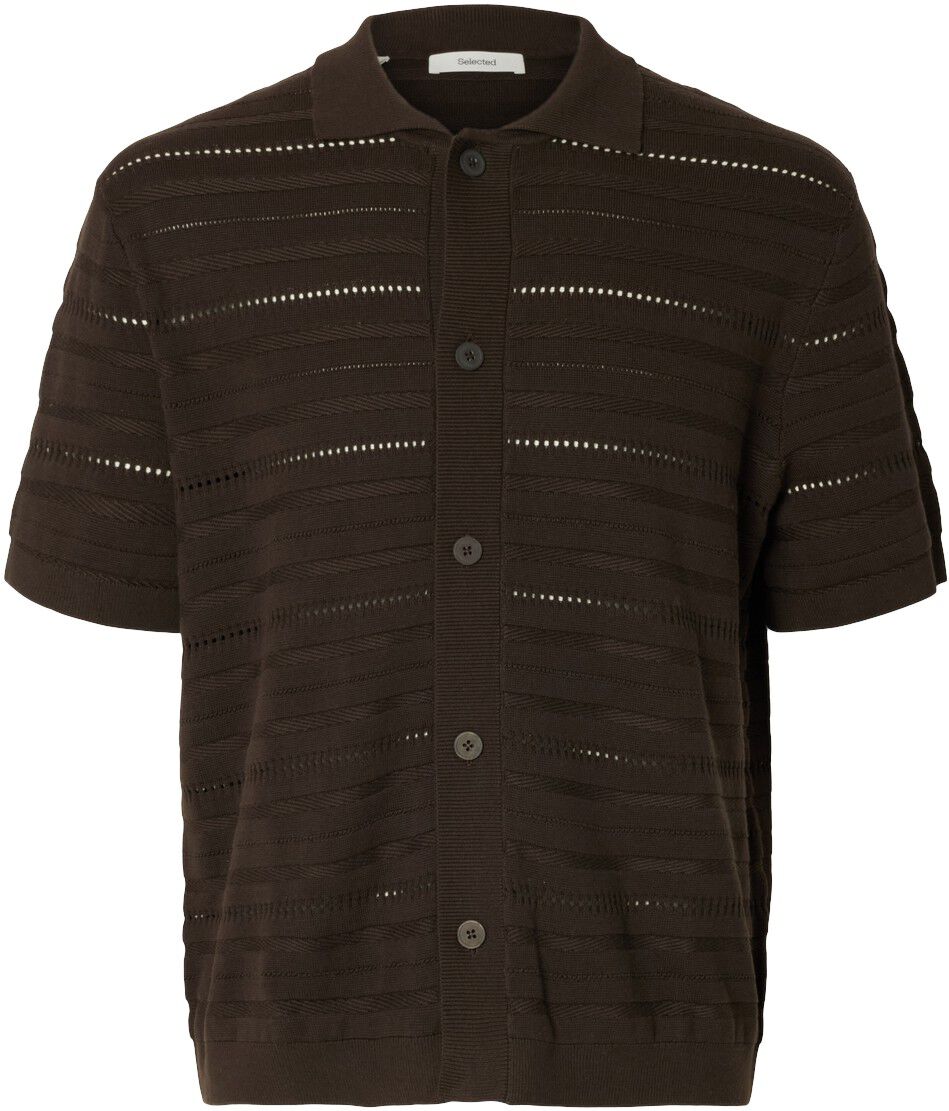 Slhpalle Ss Knit Polo Cardigan