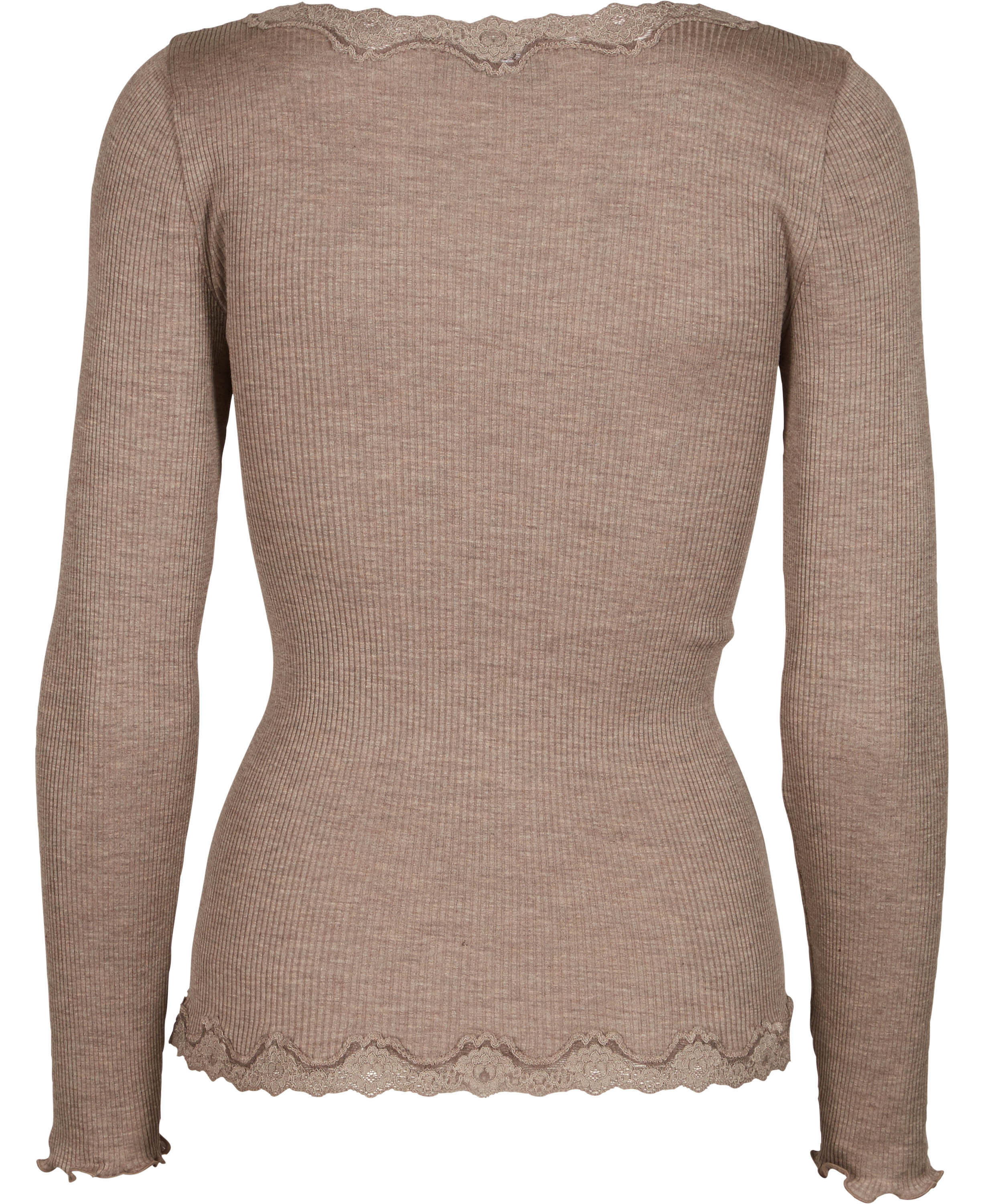 Silk cardigan regular ls w/rev vint