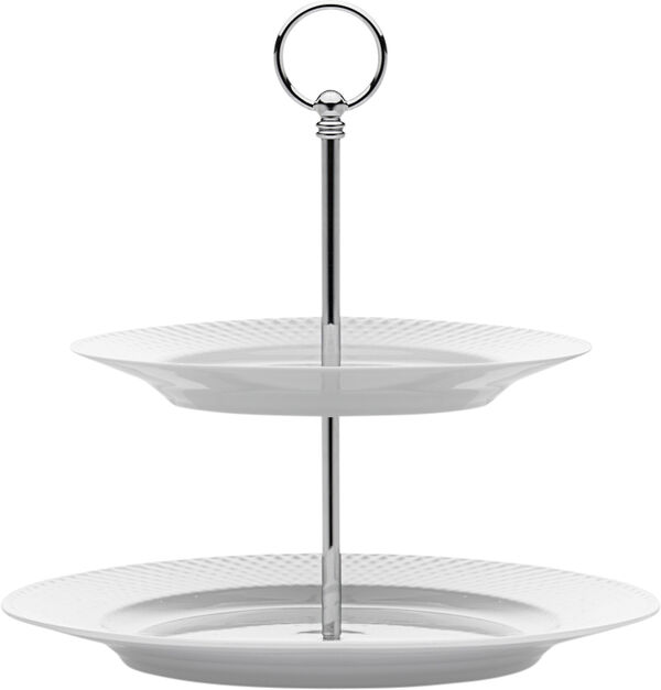 Rhombe Etagere Ø27 hvid