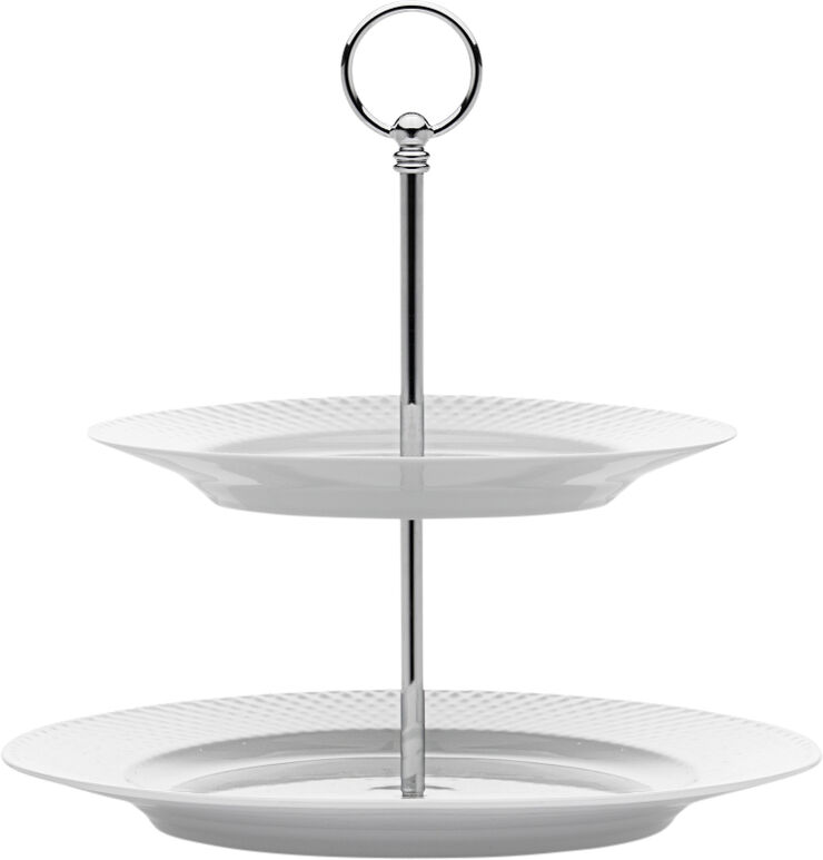 Rhombe Etagere Ø27 hvid