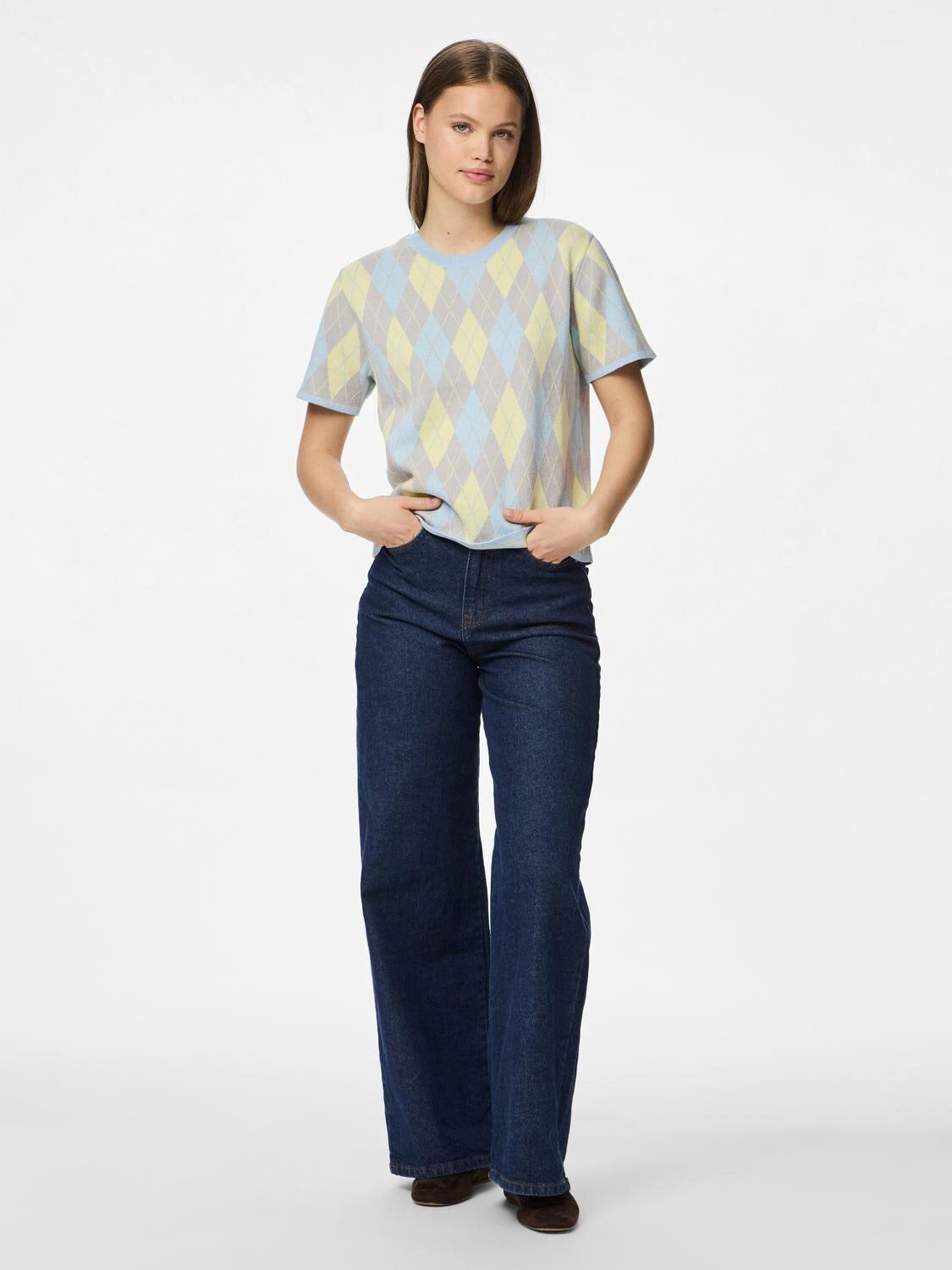 PCFARLEY SS O-NECK KNIT D2D FSY