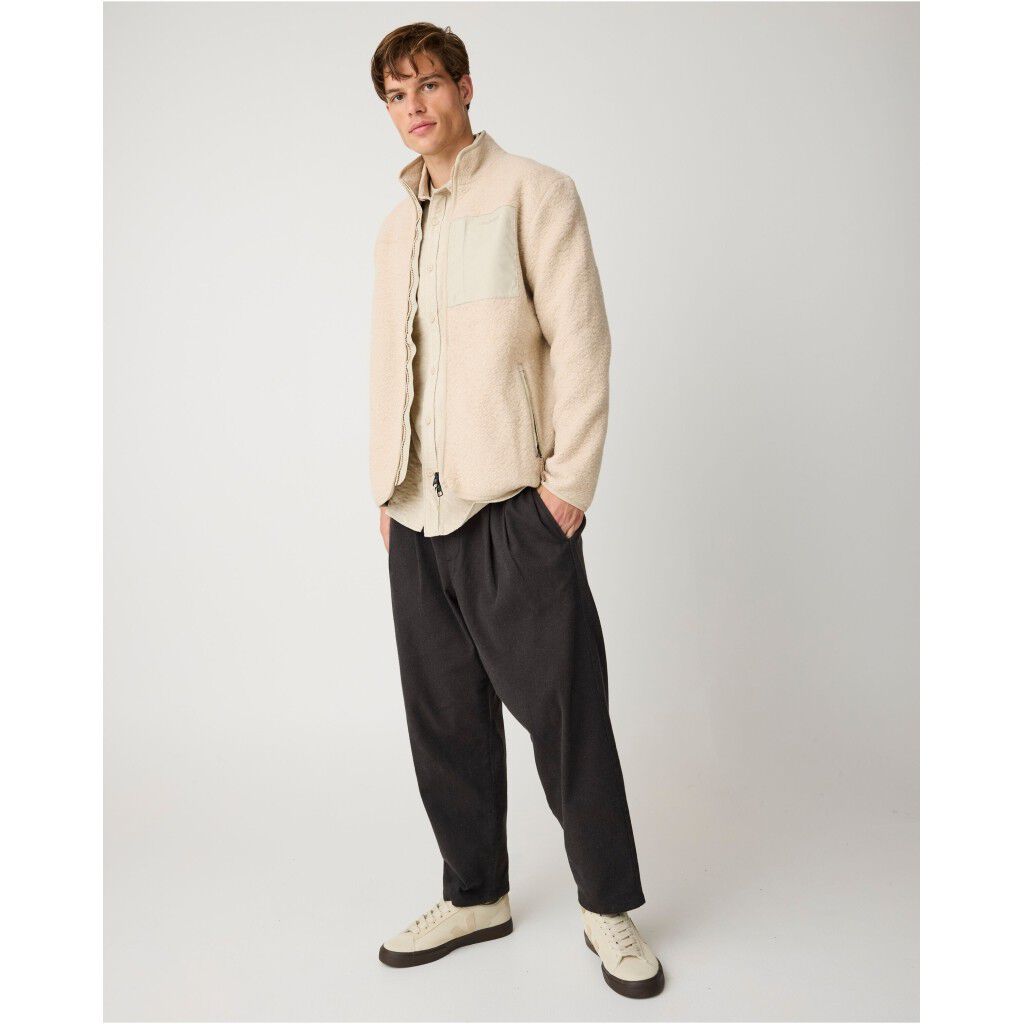 Wool fleece full zip