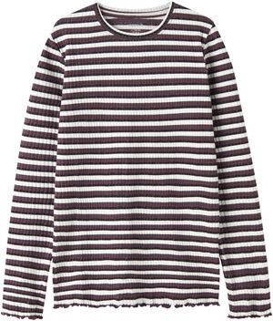 NKFVEMMA GLITTER LS SLIM TOP
