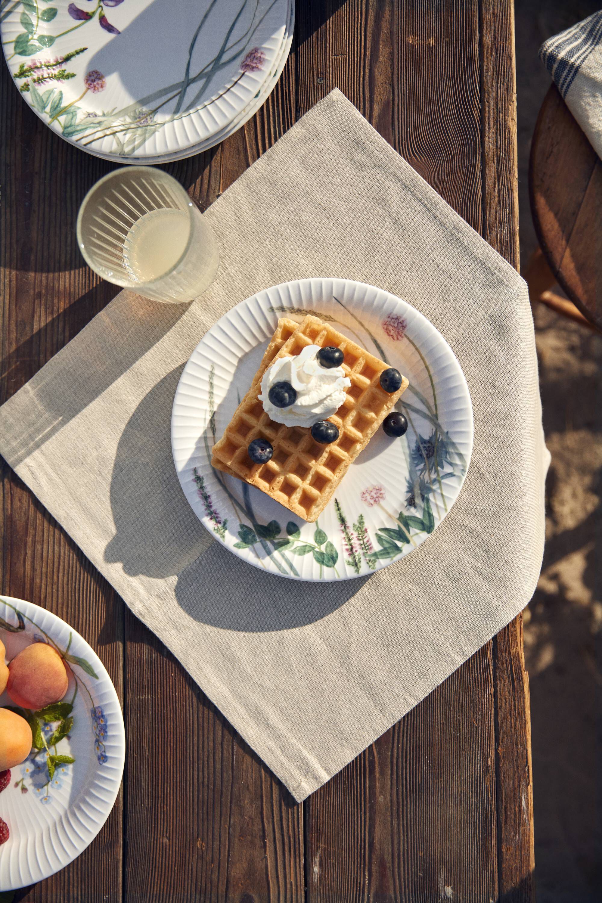 Hammersh&oslash;i Summer Tallerken &Oslash;22 cm coastal flower