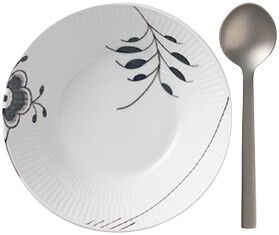 Sort Mega Riflet 17 cm. dyb tallerken