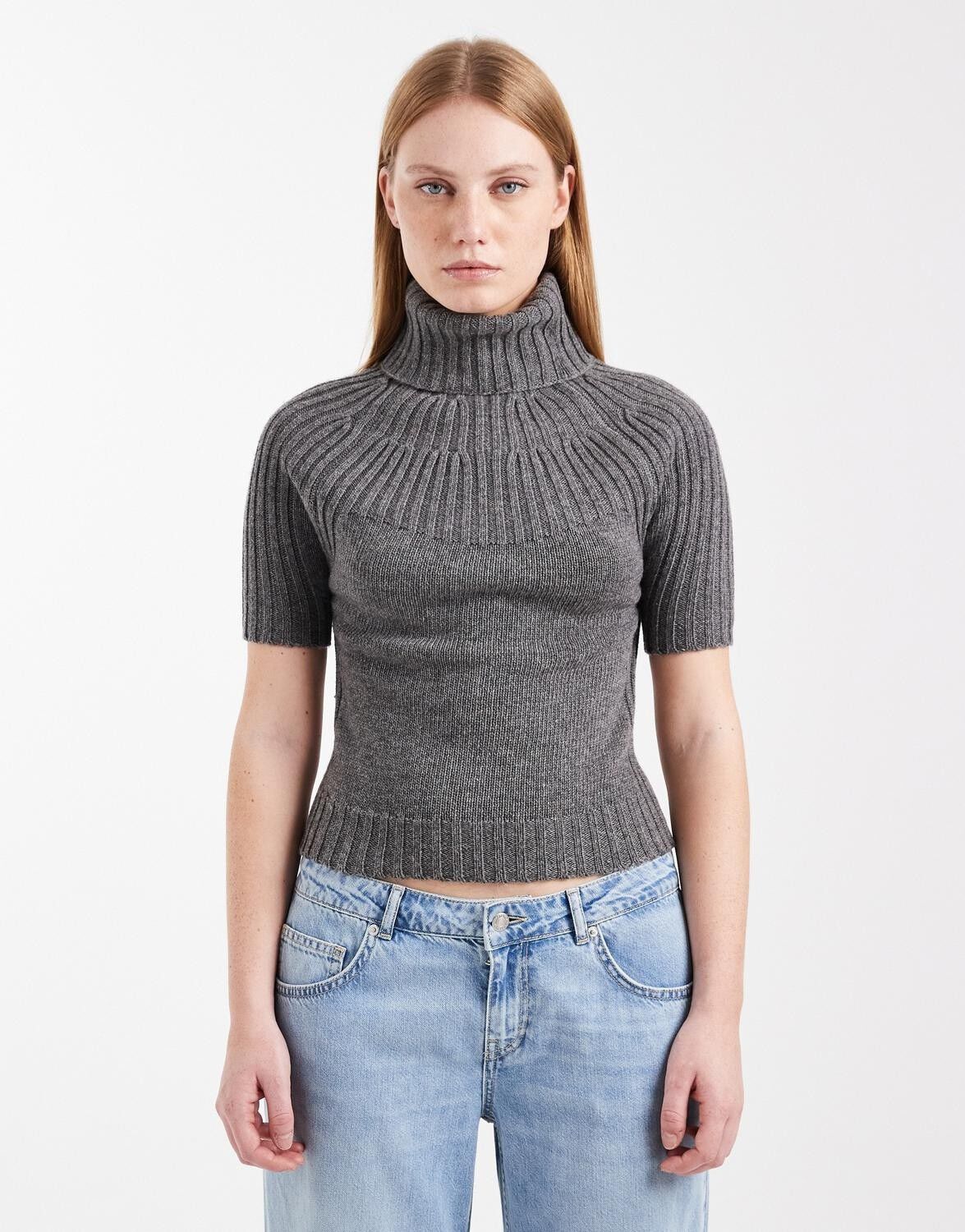 Tsfreja Knitted Rib Top Knt