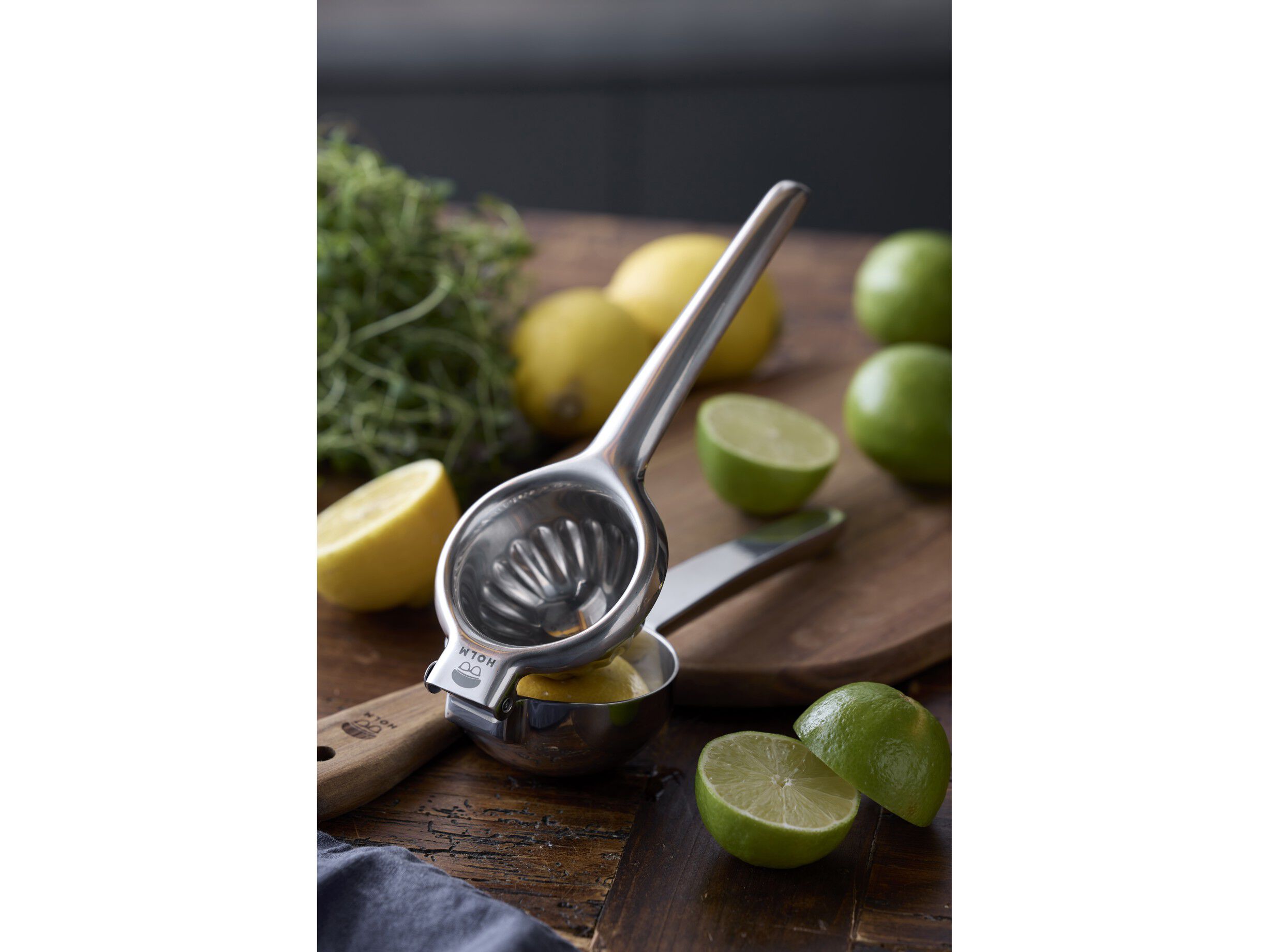 Sitruspresse 21,5 x 7,5 cm Rustfritt st&aring;l