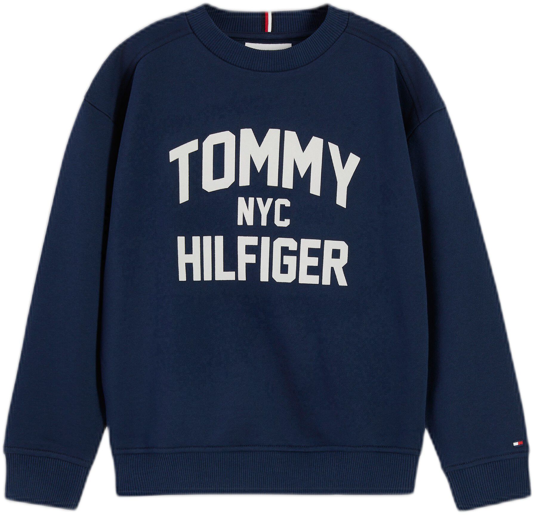 Logo Sueded Crew Neck Sweatshirt