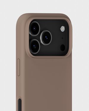 Silicone Case iPhone 17 Pro Mocha Brown