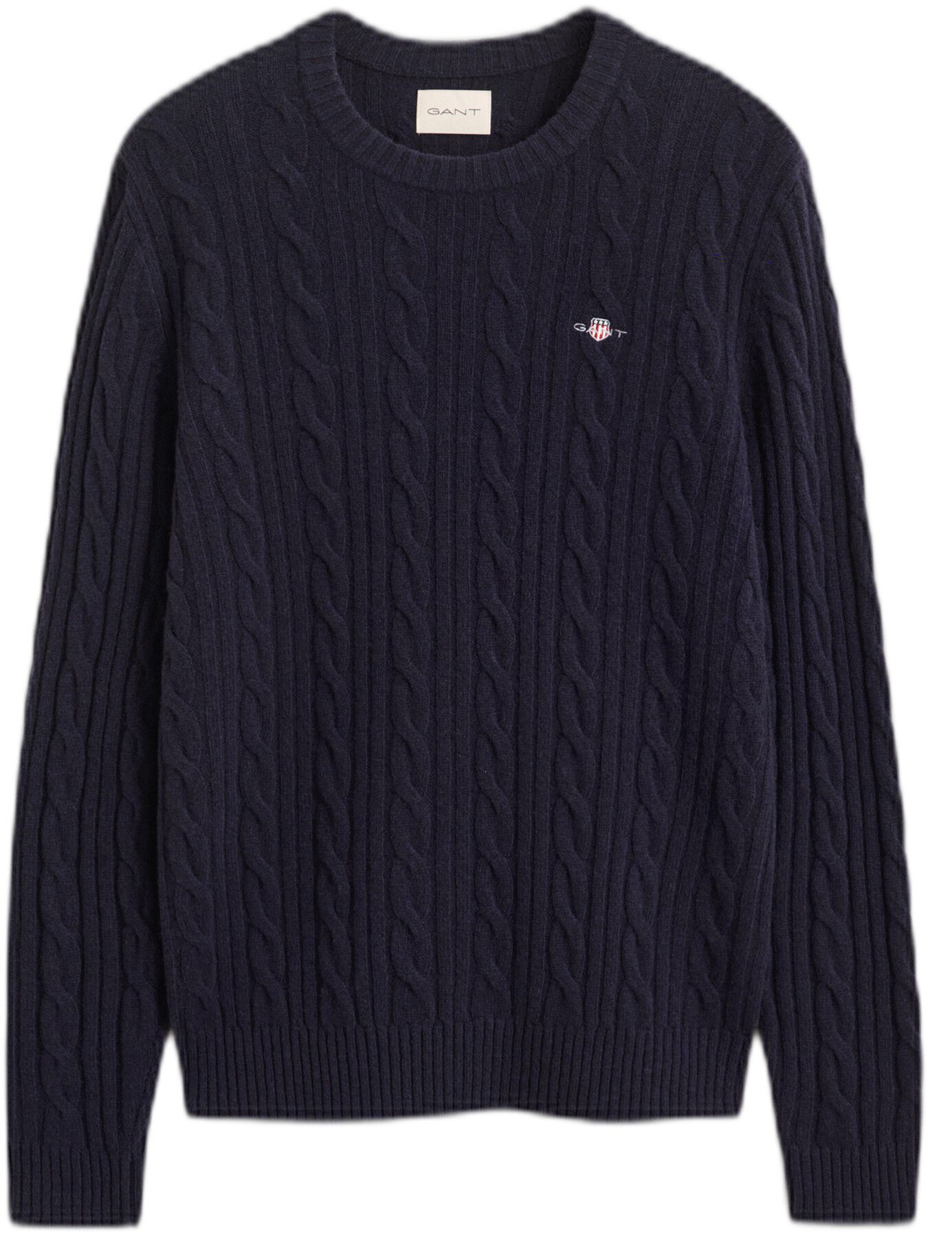 LAMBSWOOL CABLE C-NECK