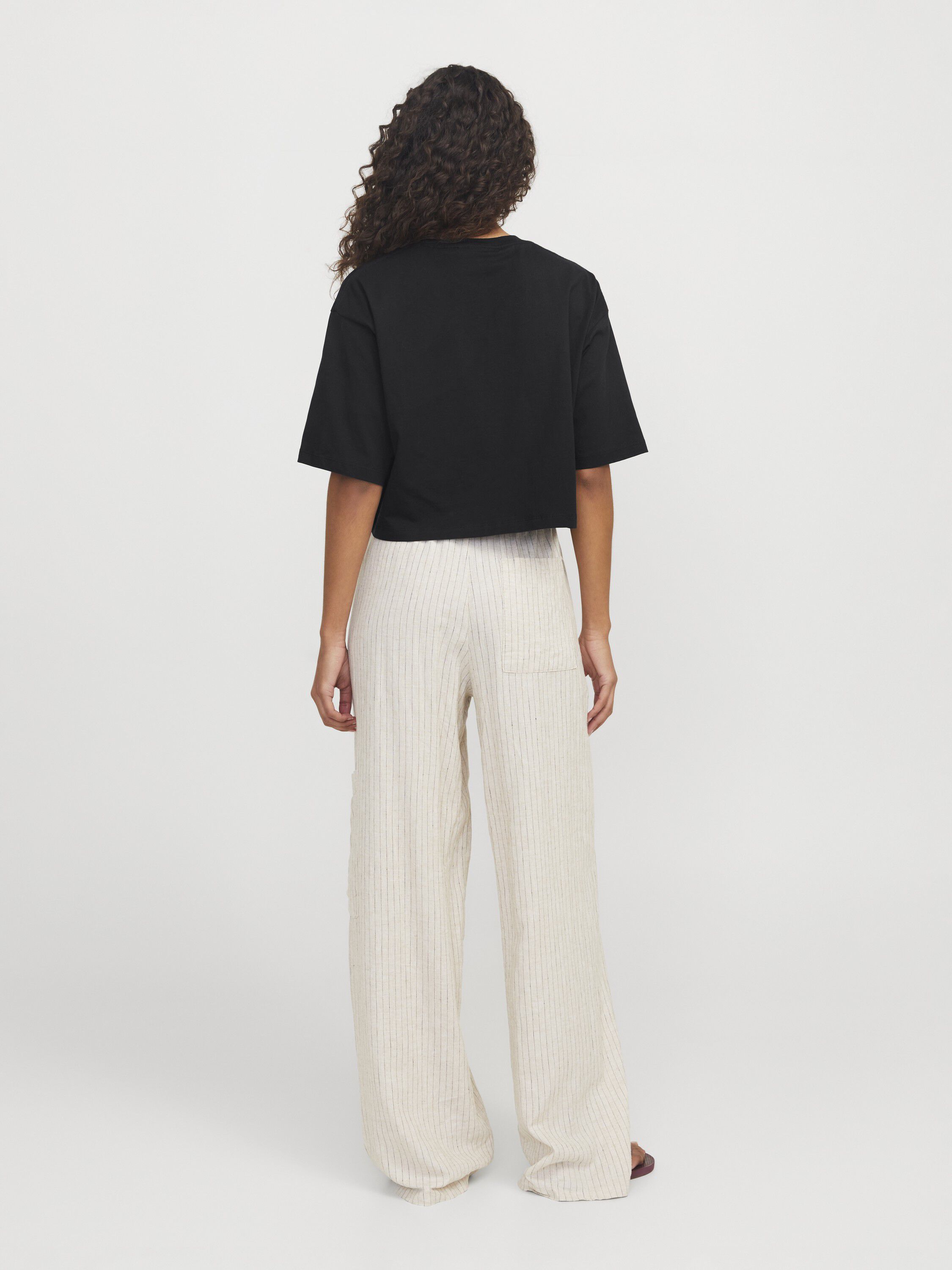 JXANDREA LOOSE SS CROPPED TEE JRS N