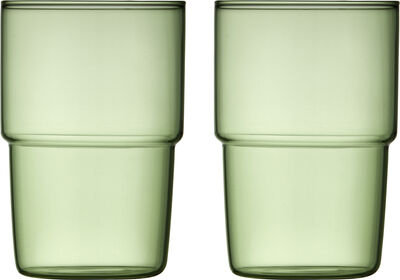 Drikkeglass Torino 40 cl 2 stk. Grønn