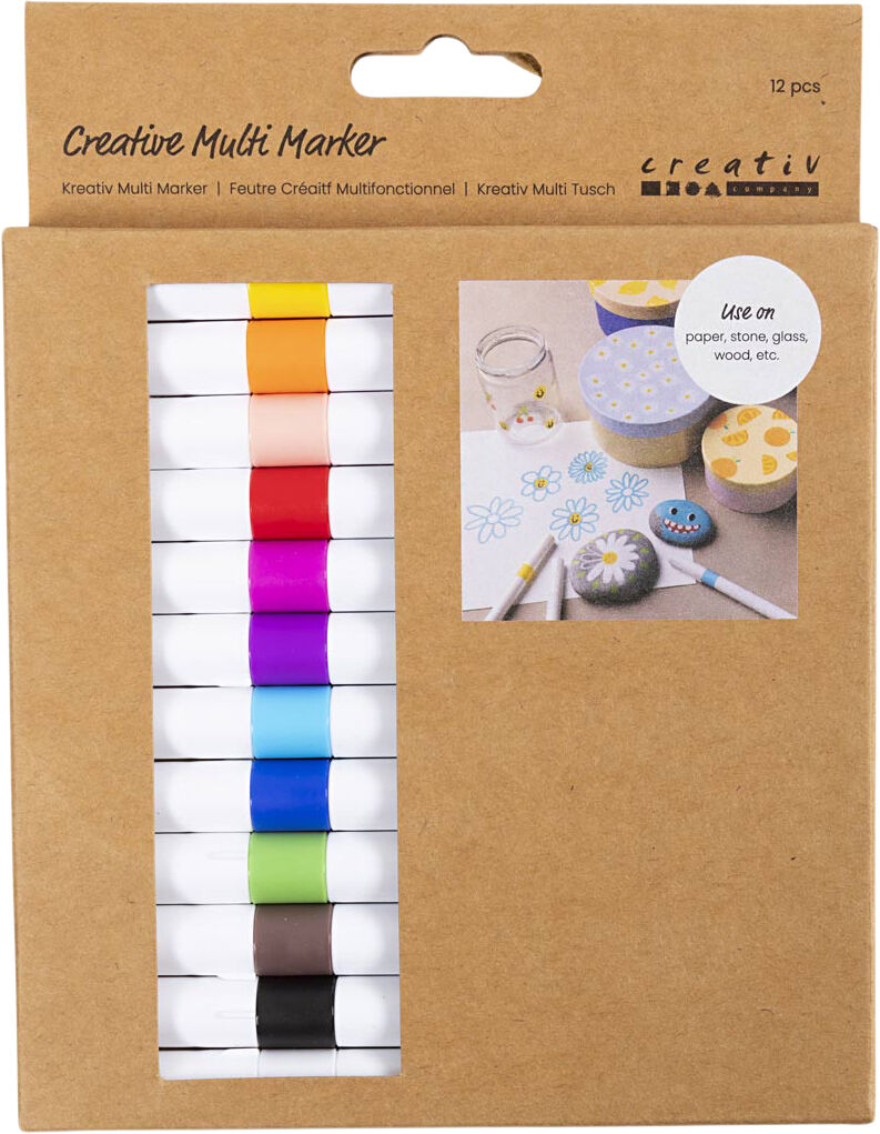 Kreativ Multi Tusch, streg 4 mm.