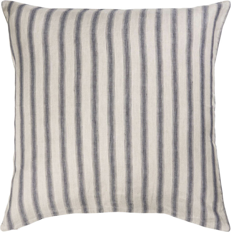 Pude natur m/grå striber