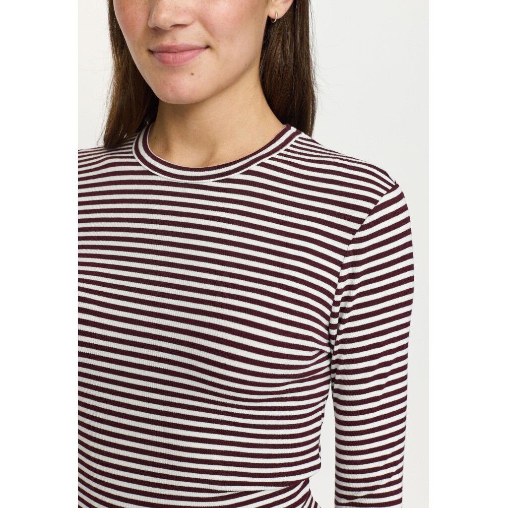 SRFenja Stripe O-neck Top