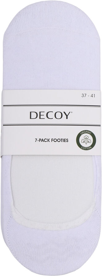DECOY footies org. cotton 7-pk