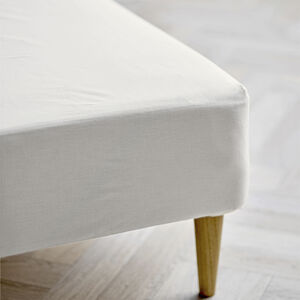 Formsydd laken 90 x 200 x 30 cm Calm Offwhite 100% bomull, ø