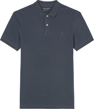 Polo, short sleeve, button placket,