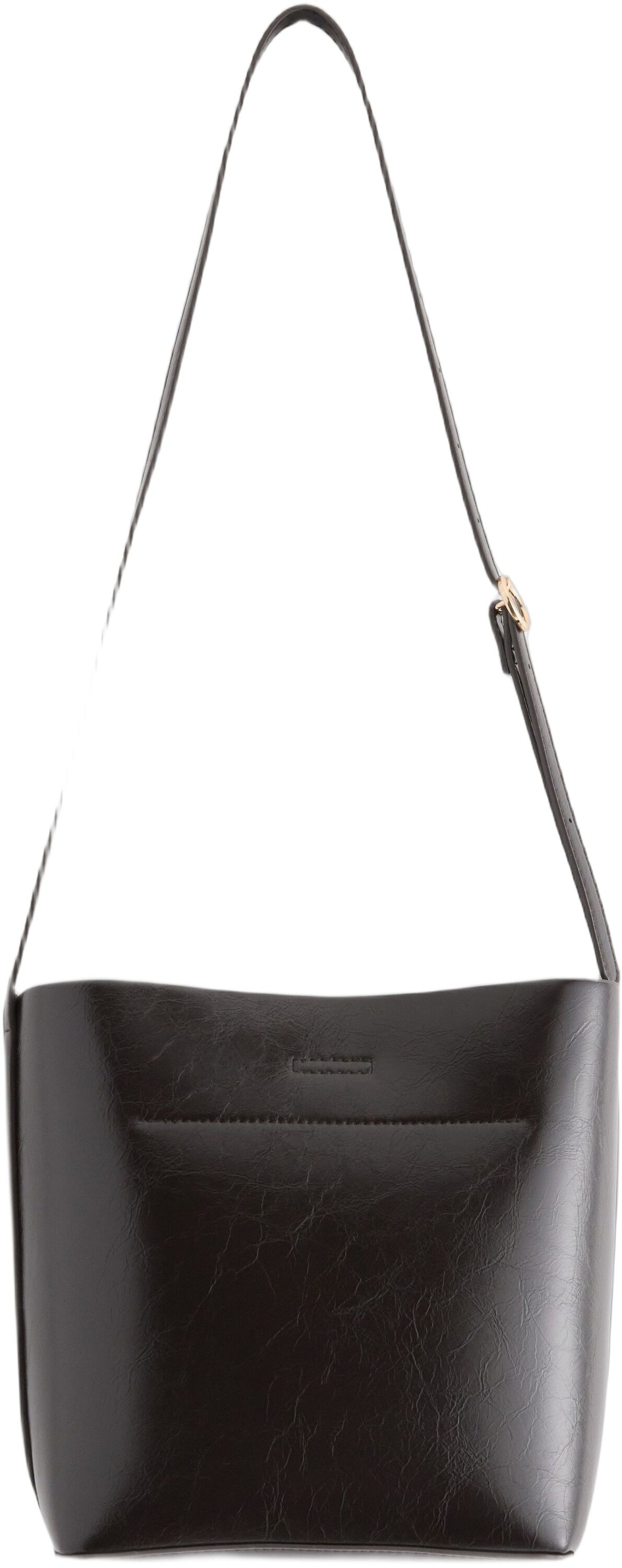 Stilig skulderveske i skinnimitasjo