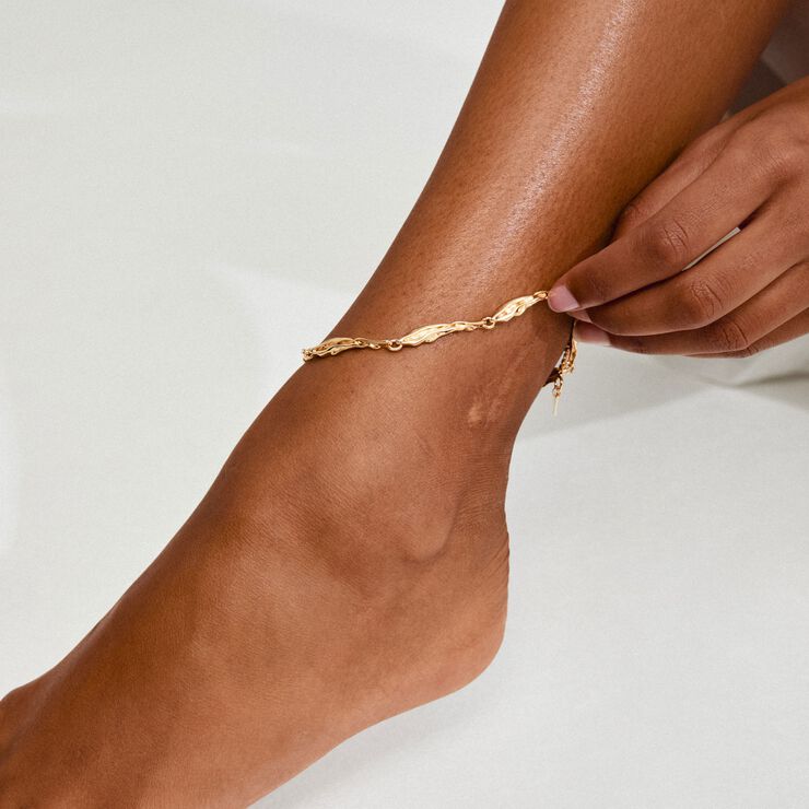 ARIF ankle chain gold-plated