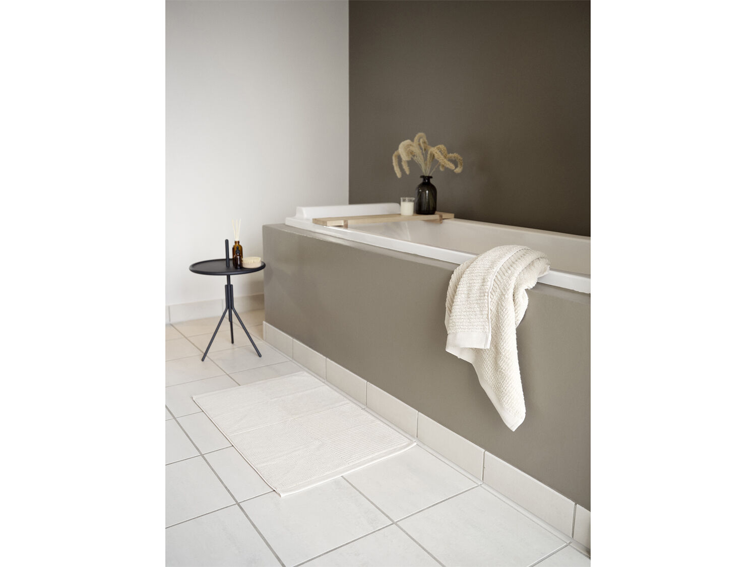 Badematte Classic Black