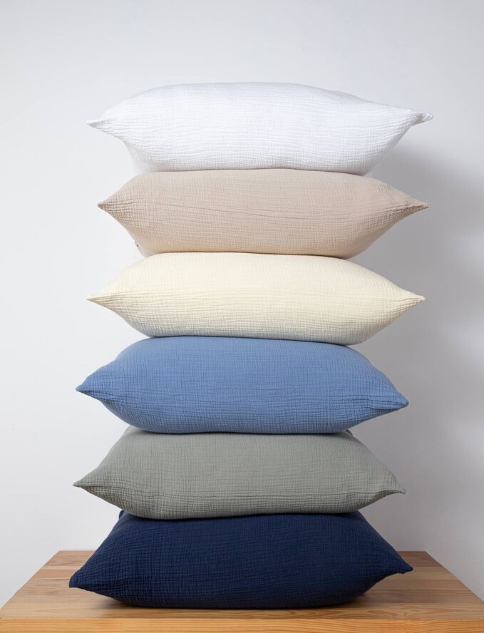 Stonewashed muslin sengesæt Infinity