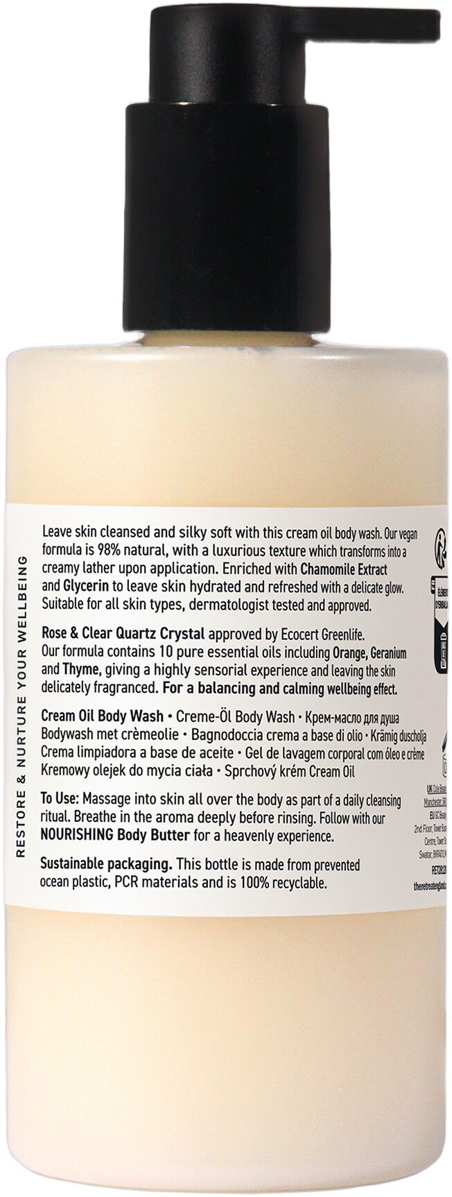 The Retreat Purifying Cream Oil Body Wash