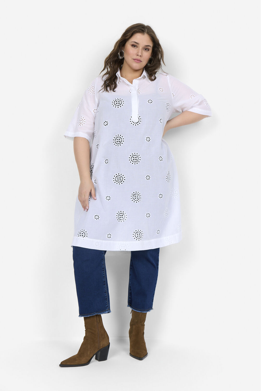 Curvy WA-GIT 2 Skjorte Hvid